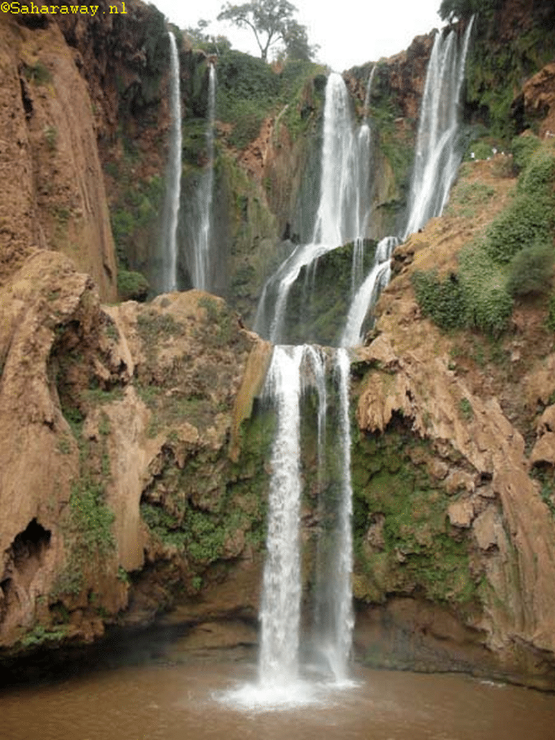 Afbeelding van de watervallen van Ouzoud in Marokkoouzoud