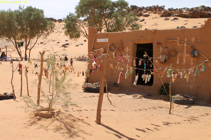 Nomads in Sahara desert