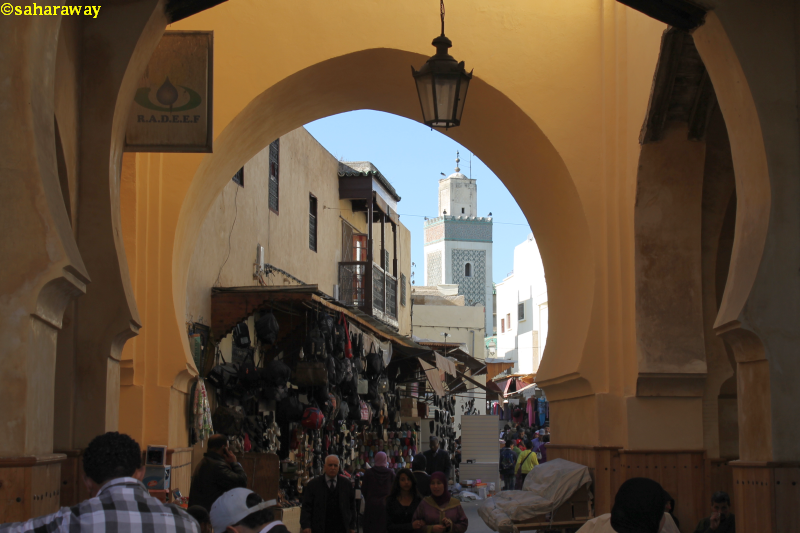 toegangspoort naar de medina van koningsstad fez