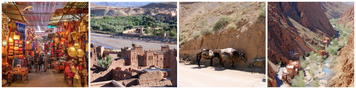 Impressie 4-daagse rondreis Marrakech - souk - Ait Ben Haddou - Atlasgebergte - Boumalne dades