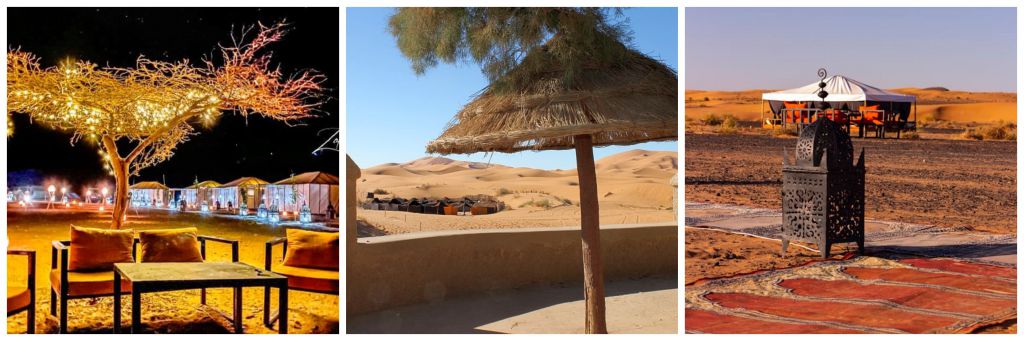 Impressie huwelijksreis Marokko - tentenkamp - overnachting in Saharawoestijn - Royal Oasis Camp