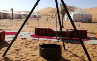 our luxury tent camp in sahara desert